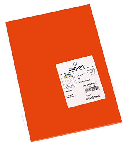 Canson 200040161 Cartolina A4, Confezione da 50 Pezzi, Rosso - Auto & Moto Amazon Italie à 9.06€