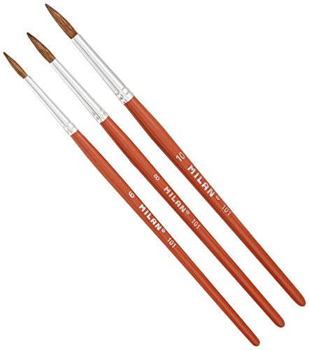 MILAN BWM10023 Blister 3 pinceaux scolaires série 101 - Bricolage & Outils Amazon France à 1.88€