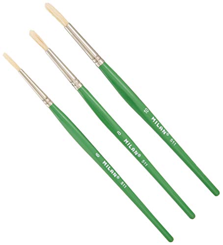 MILAN BWM10024 Blister 3 pinceaux scolaires série 511 - Bricolage & Outils Amazon France à 4.03€