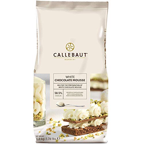 Callebaut Mousse de chocolate blanco en polvo 800 g - Épicerie Amazon Espagne à 27.69€