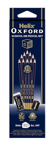 Helix Oxford X10 HB Pencils with Plastic Sharpener and... - Amazon Royaume-Uni à 2.99€