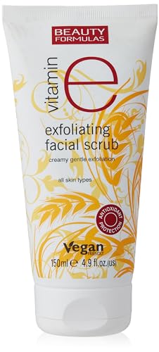 Beauty Formulas Vitamin E Exfoliating Facial Scrub - Beauté & Parfums Amazon Royaume-Uni à 1.45€