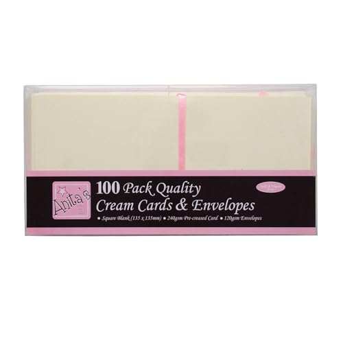 Anita's Square Plain, Blank Cards & Envelopes, 135x 135mm... - Beauté & Parfums Amazon Royaume-Uni à 17.76€