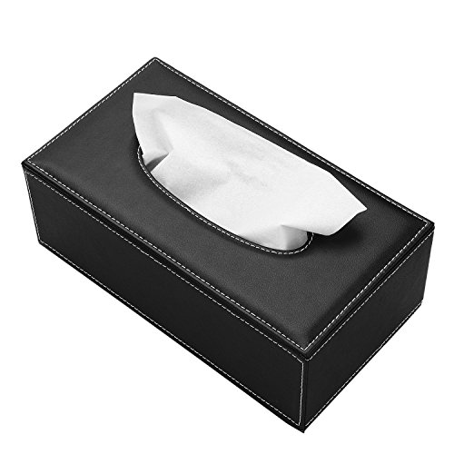KINGFOM™ Rectangular Leather Tissue Box Holder for Home... - Auto & Motorcycle Amazon UK à 10.08€