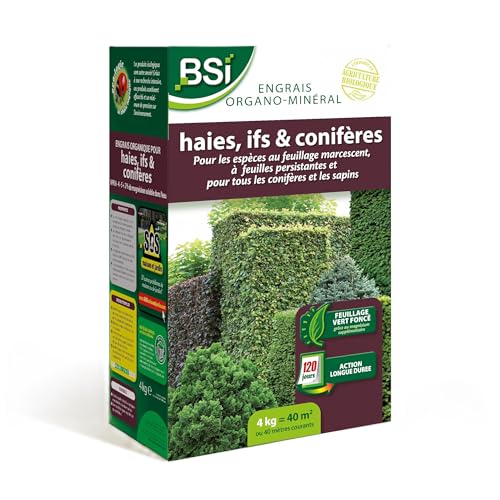 BSI-Bio Dünger für Hecke/If/Nadelholz, 40 m - Amazon Allemagne à 12.84€