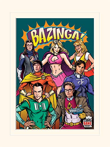 The Big Bang Theory (Superheroes 30 x 40 cm montée... en promo à 10,79€ (-51%) sur Amazon FR