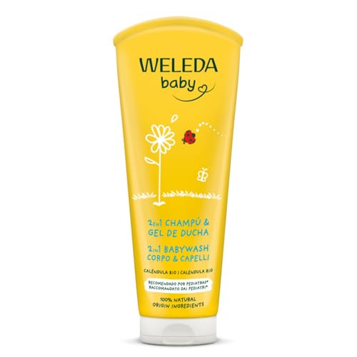 Weleda - Champú y Gel de Ducha de Caléndula, Limpia, Cuida... - Beauté & Parfums en promo à 6.01€