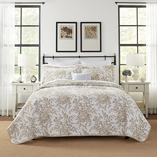 Laura Ashley - Queen Quilt Set, Reversible Cotton Bedding... - Maison & Cuisine Amazon Royaume-Uni à 27.59€