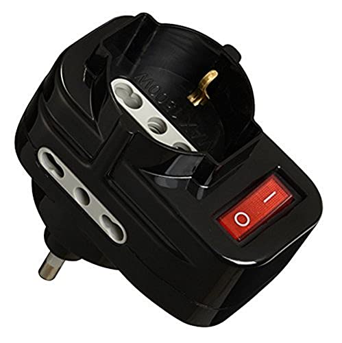 Electraline 70068 Adattatore con Interruttore, Spina... - Amazon Italy à 11.75€
