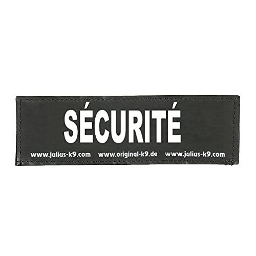 JULIUS K-9 Klettaufschrift, SÉCURITÉ, groß, Schwarz - Amazon Allemagne à 2.00€