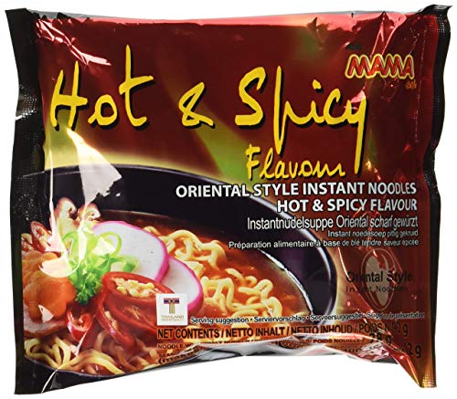 Mama Hot and Spicy Korean Flavour Udon Noodle 90 g - Lot of... - Amazon Royaume-Uni à 10.50€