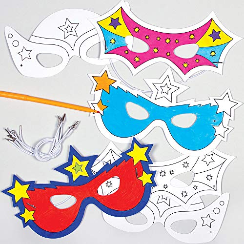 Baker Ross Kit de masques Blanc 25 cm en promo à 4,99€ (-67%) sur Amazon FR
