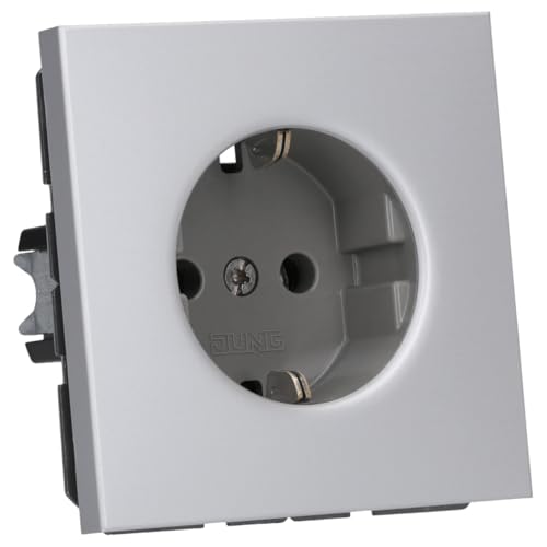 JUNG SCHUKO® AL1520 - Presa elettrica in alluminio - Nouvelle promo Amazon à 15.68€