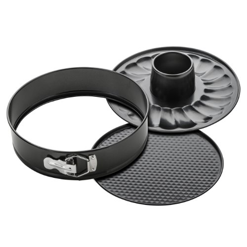 Premier Housewares Carbon Steel Cake Pan Set, 3 Pieces - Maison & Cuisine en promo à 6.19€