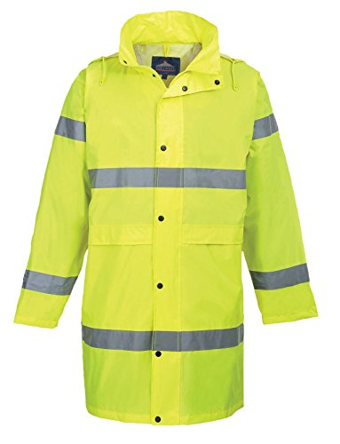 Portwest Manteau de pluie Hivis 100cm, Couleur: Jaune... - Bricolage & Outils en promo à 22.09€