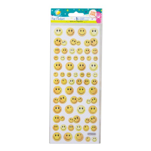 Craft Planet Fun Stickers Aufkleber Smiley Faces - Home & Kitchen Amazon Germany à 2.10€