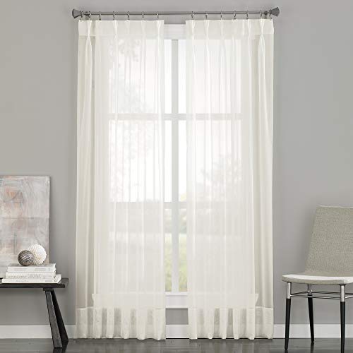 Curtainworks Soho Voile Sheer Pinch Pleat Curtain Panel, 29... - Home & Kitchen Amazon UK à 10.35€