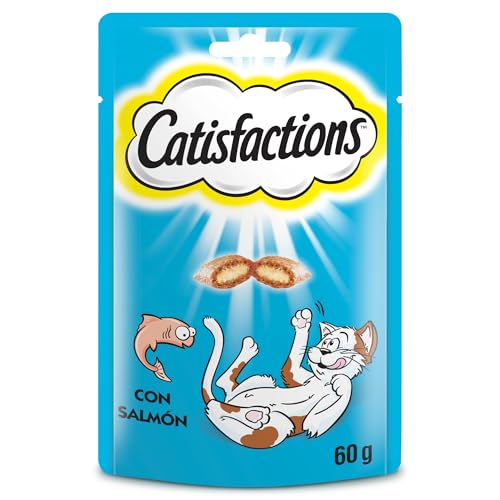 Catisfaction Premios para Gatos, Sabor Salmón, 60g - Animalerie Amazon Espagne à 2.10€