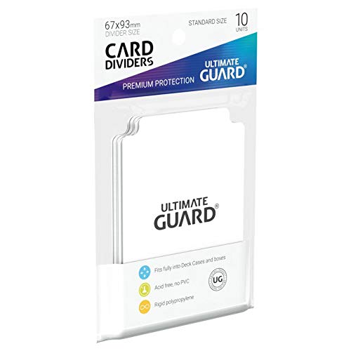 Ultimate Guard Card Dividers (Standard, White) - Auto & Moto Amazon Royaume-Uni à 1.45€