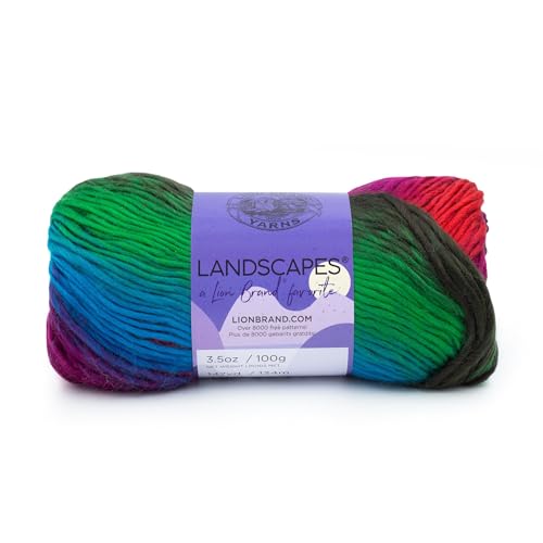 Lion Brand Yarn Landscapes Garn, Apfelgarten, 1 Knäuel - Maison & Cuisine Amazon Allemagne à 9.25€