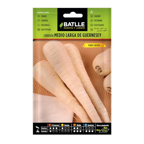 Semi di ortaggi di Batlle - Parsnips bianchi a metà... - Sports & Fitness Amazon Italie à 4.13€