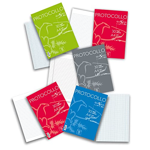 Fogli Protocollo 1 Rigo Bianco Pigna Cf.30 Fg Art. 02156221R - Fournitures Bureau en promo à 2.00€