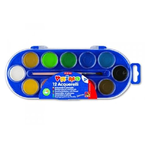 PRIMO - Kit d'aquarelles pour enfants (12 couleurs, dès 3... en promo à 3,49€ (-77%) sur Amazon FR