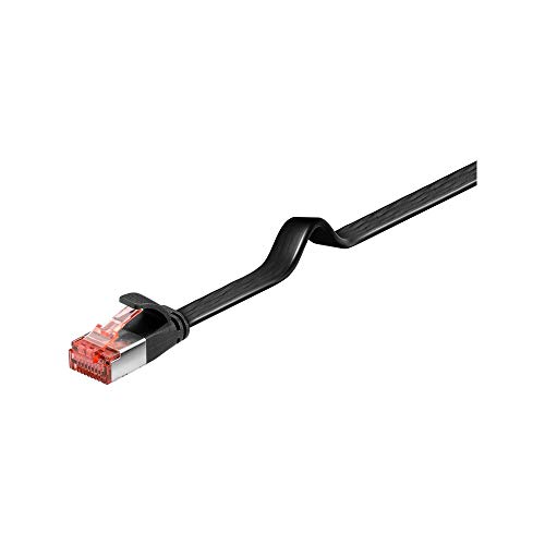Goobay 94236 CAT 6 Cavo Piatto Patch, U/FTP, Nero, 7.5m... - Pet Supplies Amazon Italy à 7.13€