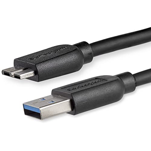 StarTech.com USB3AUB2MS - Cable USB 3.0 delgado, A macho a... - Deal du jour à 15.43€