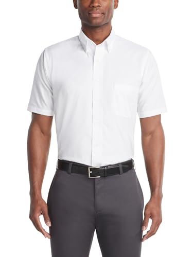 Van Heusen Camicie da Uomo a Maniche Corte Tinta Unita ر ر... - Amazon Italie à 10.60€