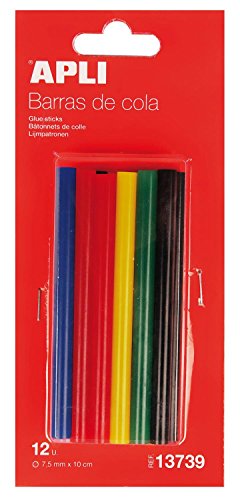 APLI 941771 – 10 barres de silicone colle chaude, 7.5 mm en promo à 2,34€ (-58%) sur Amazon FR