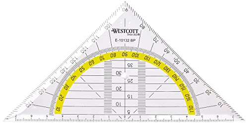 Westcott E-10132 BP-I Geometriedreieck aus Kunststoff... - Amazon Germany à 4.41€