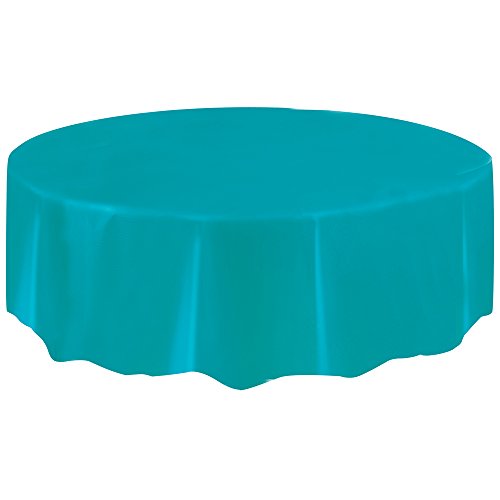 Nappe ronde en plastique turquoise - Maison & Cuisine Amazon France à 10.82€
