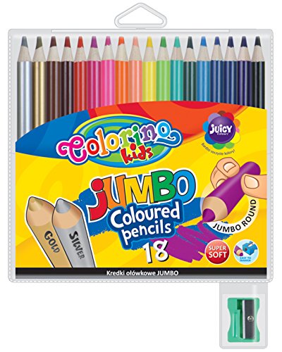 Kredki olówkowe Colorino okragle Jumbo 18 kolorów +... - Loisirs Créatifs Amazon Allemagne à 6.02€