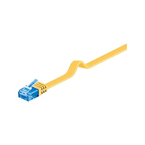 Goobay 96329 CAT 6 A U/UTP Câble de Liaison Plat, Jaune, 3m... en promo à 2,44€ (-51%) sur Amazon FR
