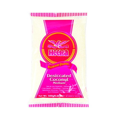 Heera Desiccated Coconut - 300g - Animalerie Amazon Royaume-Uni à 2.35€