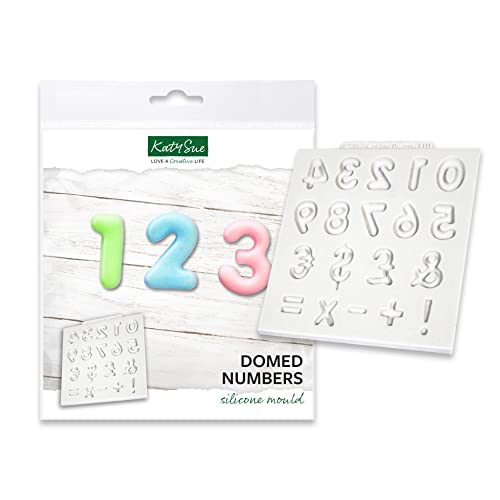 Katy Sue Designs DM19 Domed Numbers Silicone Mould - Loisirs Créatifs en promo à 5.41€