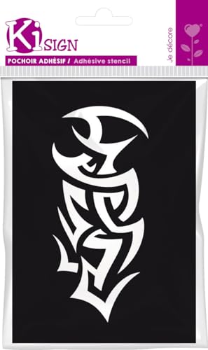 Ki-Sign Stencil 7 x 10 cm – Tribal 2 - Loisirs Créatifs Amazon Italie à 1.55€