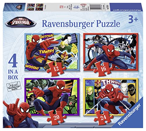 Ravensburger Ultimate Spider-man 4 In A Box Jigsaw Puzzles - Bricolage & Outils Amazon Allemagne à 11.36€
