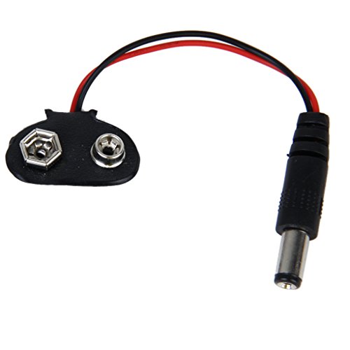9V Batería Clip Adaptador Con 2.1mm DC Enchufe para CCTV... - High-Tech & Électronique en promo à 1.54€