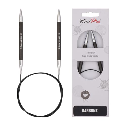 KnitPro - Karbonz (100 cm, 7,00 mm) Aghi a Maglia Circolare... - Loisirs Créatifs Amazon Italie à 15.36€