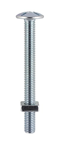TIMCO BZP Roofing Bolt and Square Nut - M6 x 50 - Zinc... - Maison & Cuisine Amazon Royaume-Uni à 1.80€