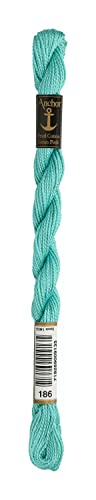 Anchor Embroidery Thread, Cotton, 186, Stärke 5, 21m - Loisirs Créatifs Amazon Royaume-Uni à 1.86€