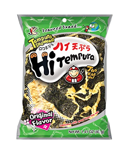 TAO KAE NOI - Snack aux Algues Tempura Original - (1 x 40 g) en promo à 1,83€ (-54%) sur Amazon FR
