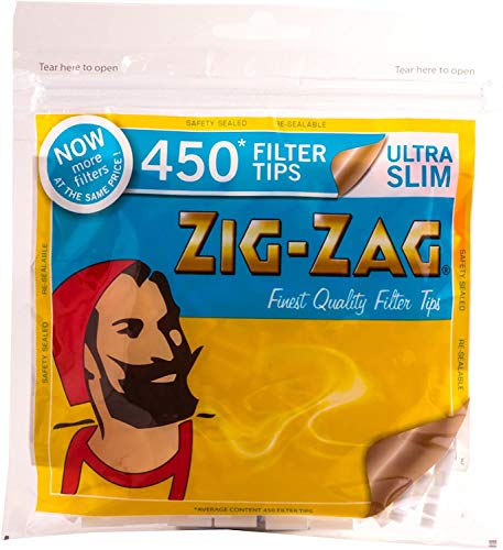 Zig-Zag Ultra Slim Filter Tips 450 Pack – Extra Slim... - Deal du jour à 3.15€