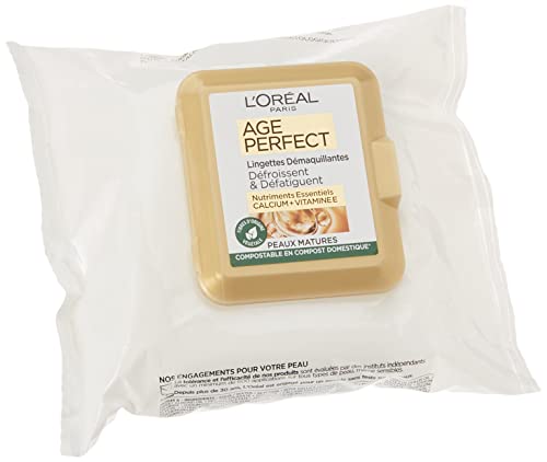 L'Oréal Paris - Age Perfect - Lingettes Démaquillantes... - Bébé & Puériculture Amazon Espagne à 8.23€