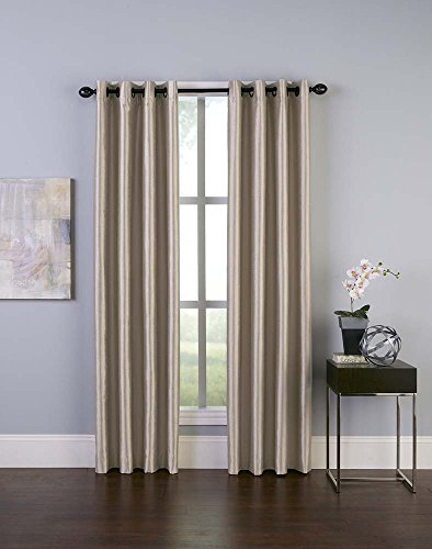 Curtainworks Malta Kunstseide Tülle Vorhang Panel, Sand, 50... - Nouvelle promo Amazon à 11.38€