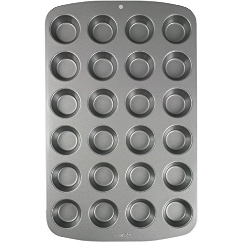 PME CSB111 Carbon Steel Non-Stick 24 Cup Mini Muffin Pan... - Maison & Cuisine en promo à 8.49€