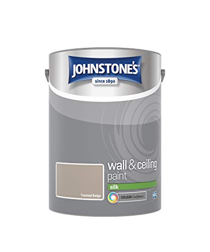 Johnstone's - Wall & Ceiling Paint - Toasted Beige - Silk... - Maison & Cuisine Amazon Royaume-Uni à 16.88€