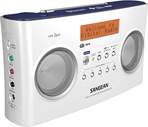 Sangean DPR-26BT DAB + Radio - Tragbare Bluetooth-Funk... - High-Tech & Électronique Amazon Allemagne à 75.00€